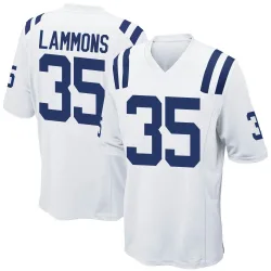 Men's Chris Lammons Indianapolis Colts No.35 Game Jersey - White