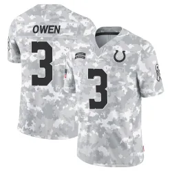 Men's Coleman Owen Indianapolis Colts No.3 Limited 2024 Salute to Service Jersey - Arctic Camo