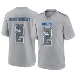 Men's D.J. Montgomery Indianapolis Colts No.2 Game Atmosphere Fashion Jersey - Gray