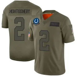 Men's D.J. Montgomery Indianapolis Colts No.2 Limited 2019 Salute to Service Jersey - Camo