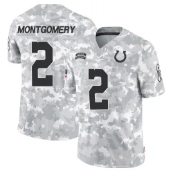 Men's D.J. Montgomery Indianapolis Colts No.2 Limited 2024 Salute to Service Jersey - Arctic Camo