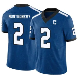 Men's D.J. Montgomery Indianapolis Colts No.2 Limited Indiana Nights Alternate Vapor F.U.S.E. Jersey - Royal