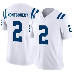 Men's D.J. Montgomery Indianapolis Colts No.2 Limited Vapor F.U.S.E. Jersey - White