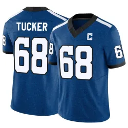 Men's Dalton Tucker Indianapolis Colts No.68 Limited Indiana Nights Alternate Vapor F.U.S.E. Jersey - Royal