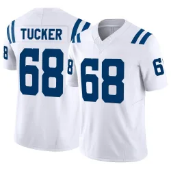 Men's Dalton Tucker Indianapolis Colts No.68 Limited Vapor F.U.S.E. Jersey - White