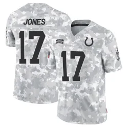 Men's Daniel Jones Indianapolis Colts No.17 Limited 2024 Salute to Service Jersey - Arctic Camo