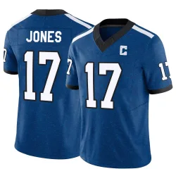Men's Daniel Jones Indianapolis Colts No.17 Limited Indiana Nights Alternate Vapor F.U.S.E. Jersey - Royal