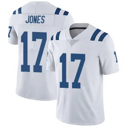 Men's Daniel Jones Indianapolis Colts No.17 Limited Vapor Untouchable Jersey - White