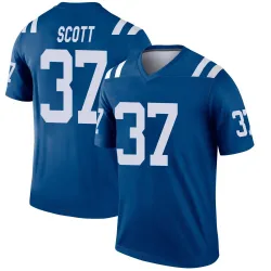 Men's Daniel Scott Indianapolis Colts No.37 Legend Jersey - Royal