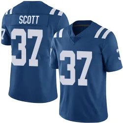 Men's Daniel Scott Indianapolis Colts No.37 Limited Team Color Vapor Untouchable Jersey - Royal