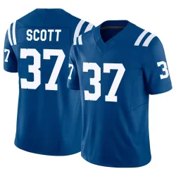 Men's Daniel Scott Indianapolis Colts No.37 Limited Vapor F.U.S.E. Jersey - Royal
