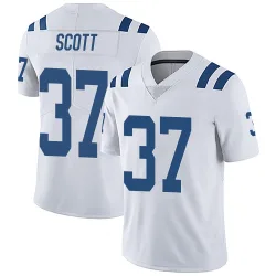 Men's Daniel Scott Indianapolis Colts No.37 Limited Vapor Untouchable Jersey - White