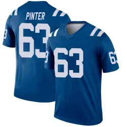 Men's Danny Pinter Indianapolis Colts No.63 Legend Jersey - Royal