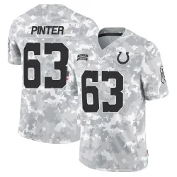 Men's Danny Pinter Indianapolis Colts No.63 Limited 2024 Salute to Service Jersey - Arctic Camo