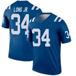 Men's David Long Jr. Indianapolis Colts No.34 Legend Jersey - Royal