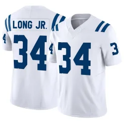 Men's David Long Jr. Indianapolis Colts No.34 Limited Vapor F.U.S.E. Jersey - White