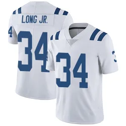 Men's David Long Jr. Indianapolis Colts No.34 Limited Vapor Untouchable Jersey - White