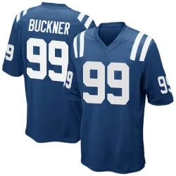 Men's DeForest Buckner Indianapolis Colts No.99 Game Team Color Jersey - Royal Blue