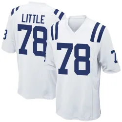 Men's Desmond Little Indianapolis Colts No.78 Game Jersey - White