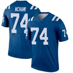 Men's Durell Nchami Indianapolis Colts No.74 Legend Jersey - Royal