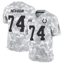Men's Durell Nchami Indianapolis Colts No.74 Limited 2024 Salute to Service Jersey - Arctic Camo