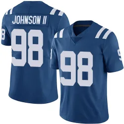 Men's Eric Johnson II Indianapolis Colts No.98 Limited Team Color Vapor Untouchable Jersey - Royal