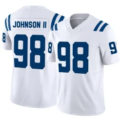 Men's Eric Johnson II Indianapolis Colts No.98 Limited Vapor F.U.S.E. Jersey - White