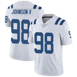 Men's Eric Johnson II Indianapolis Colts No.98 Limited Vapor Untouchable Jersey - White