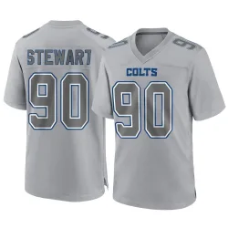 Men's Grover Stewart Indianapolis Colts No.90 Game Atmosphere Fashion Jersey - Gray