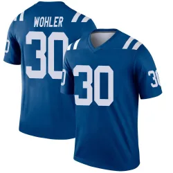 Men's Hunter Wohler Indianapolis Colts No.30 Legend Jersey - Royal