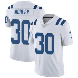 Men's Hunter Wohler Indianapolis Colts No.30 Limited Vapor Untouchable Jersey - White