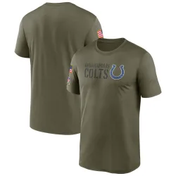 Men's Indianapolis Colts No. Legend 2022 Salute to Service Team T-Shirt - Olive