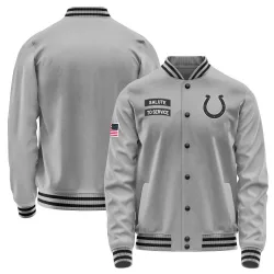 Men's Indianapolis Colts No. Salute to Service Performance Jacket - Gray