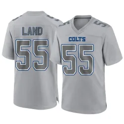 Men's Isaiah Land Indianapolis Colts No.55 Game Atmosphere Fashion Jersey - Gray