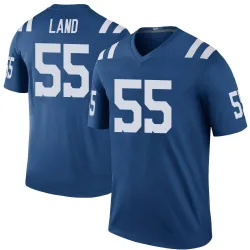 Men's Isaiah Land Indianapolis Colts No.55 Legend Color Rush Jersey - Royal