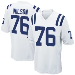 Men's Jack Wilson Indianapolis Colts No.76 Game Jersey - White