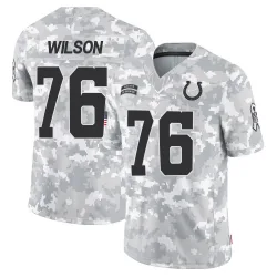 Men's Jack Wilson Indianapolis Colts No.76 Limited 2024 Salute to Service Jersey - Arctic Camo
