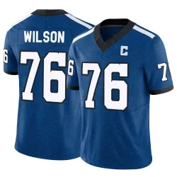 Men's Jack Wilson Indianapolis Colts No.76 Limited Indiana Nights Alternate Vapor F.U.S.E. Jersey - Royal