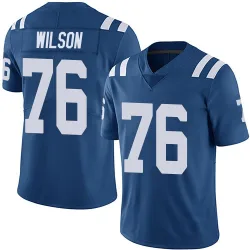Men's Jack Wilson Indianapolis Colts No.76 Limited Team Color Vapor Untouchable Jersey - Royal