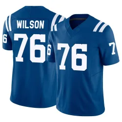 Men's Jack Wilson Indianapolis Colts No.76 Limited Vapor F.U.S.E. Jersey - Royal