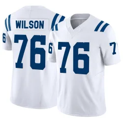 Men's Jack Wilson Indianapolis Colts No.76 Limited Vapor F.U.S.E. Jersey - White