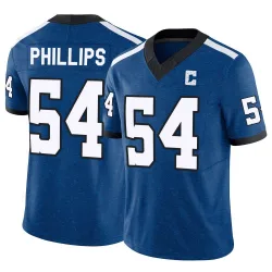 Men's Jacob Phillips Indianapolis Colts No.54 Limited Indiana Nights Alternate Vapor F.U.S.E. Jersey - Royal