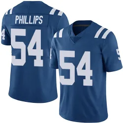 Men's Jacob Phillips Indianapolis Colts No.54 Limited Team Color Vapor Untouchable Jersey - Royal