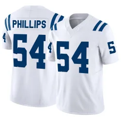 Men's Jacob Phillips Indianapolis Colts No.54 Limited Vapor F.U.S.E. Jersey - White