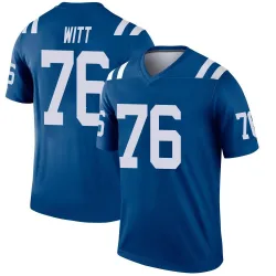 Men's Jake Witt Indianapolis Colts No.76 Legend Jersey - Royal