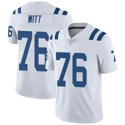 Men's Jake Witt Indianapolis Colts No.76 Limited Vapor Untouchable Jersey - White