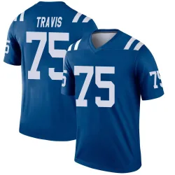 Men's Jalen Travis Indianapolis Colts No.75 Legend Jersey - Royal