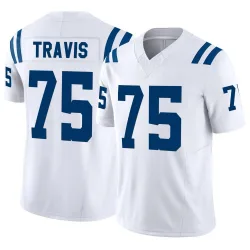 Men's Jalen Travis Indianapolis Colts No.75 Limited Vapor F.U.S.E. Jersey - White
