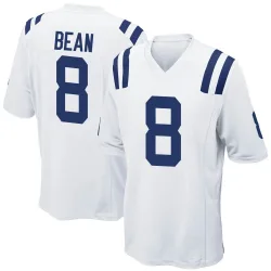 Men's Jason Bean Indianapolis Colts No.8 Game Jersey - White