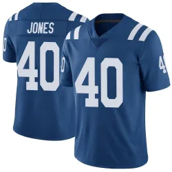 Men's Jaylon Jones Indianapolis Colts No.40 Limited Color Rush Vapor Untouchable Jersey - Royal